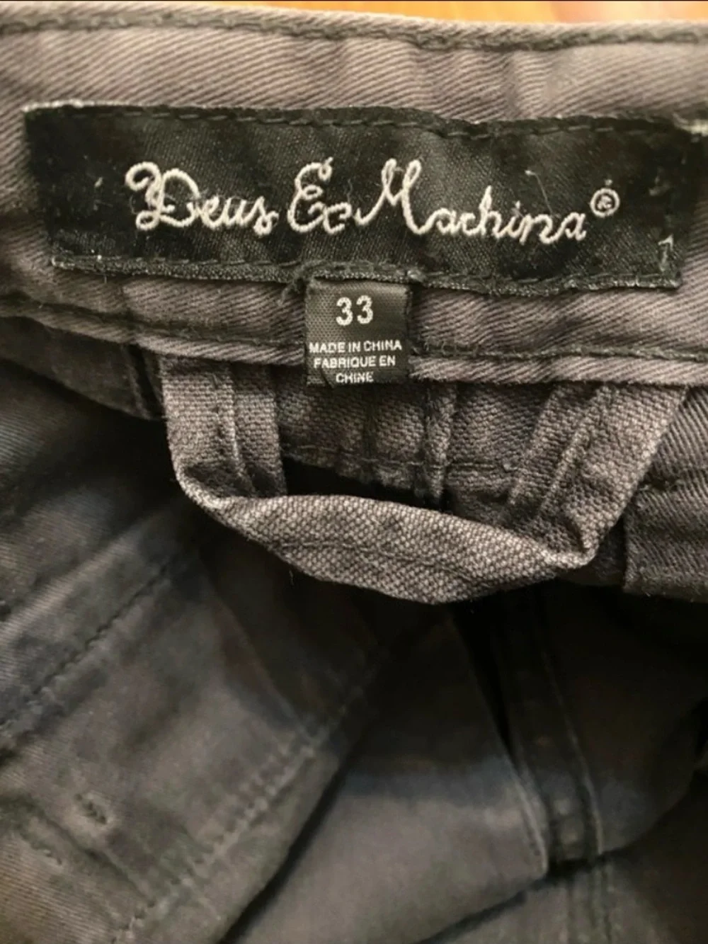 Deus Ex Machina Customs Canvas Workwear Pants 33x31 Sturdy Cotton Retail $125